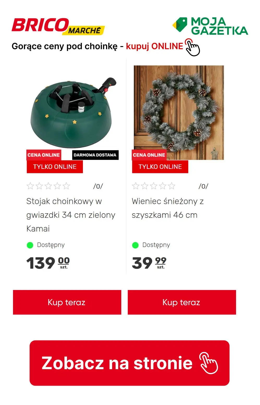 gazetka promocyjna BRICOMARCHE Gorące ceny pod choinkę!!! Sprawdź okazje online  - Strona 8