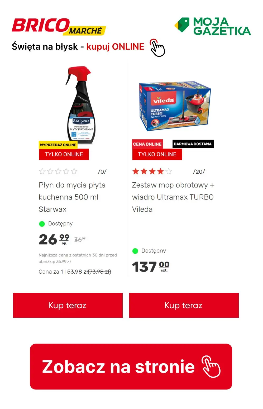 gazetka promocyjna BRICOMARCHE święta na błysk, znajdź potrzebne produkty i kupuj online! - Strona 5