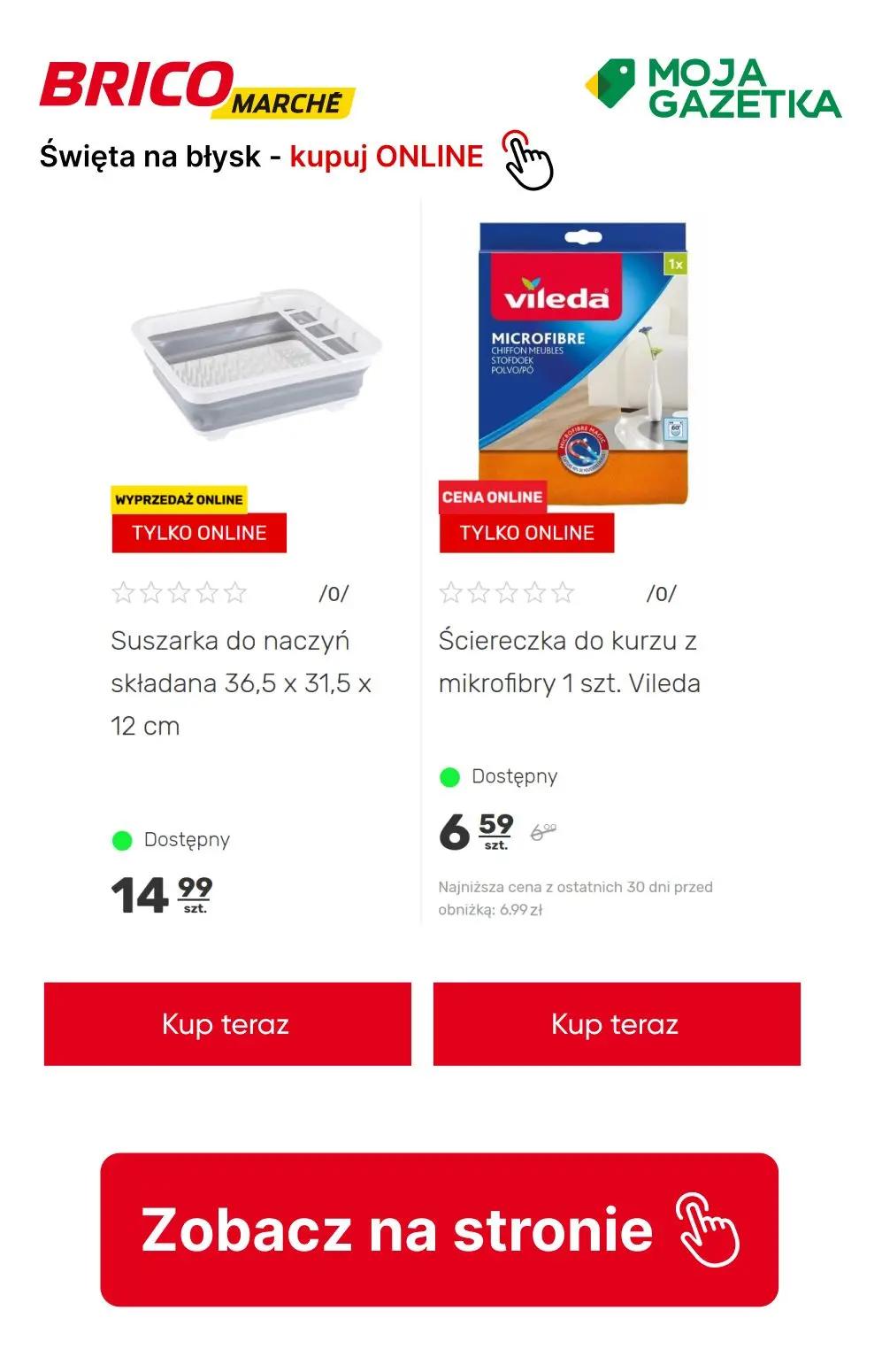 gazetka promocyjna BRICOMARCHE święta na błysk, znajdź potrzebne produkty i kupuj online! - Strona 8