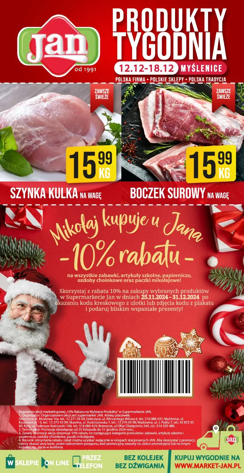 gazetka promocyjna Jan Myślenice - Strona 1