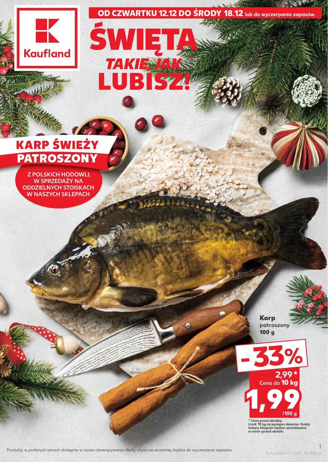 gazetka promocyjna Kaufland Święta takie jak lubisz! - Strona 1