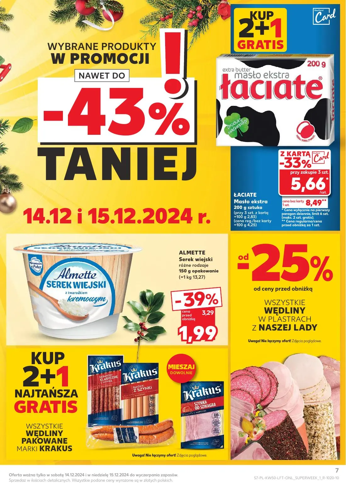 gazetka promocyjna Kaufland Święta takie jak lubisz! - Strona 7