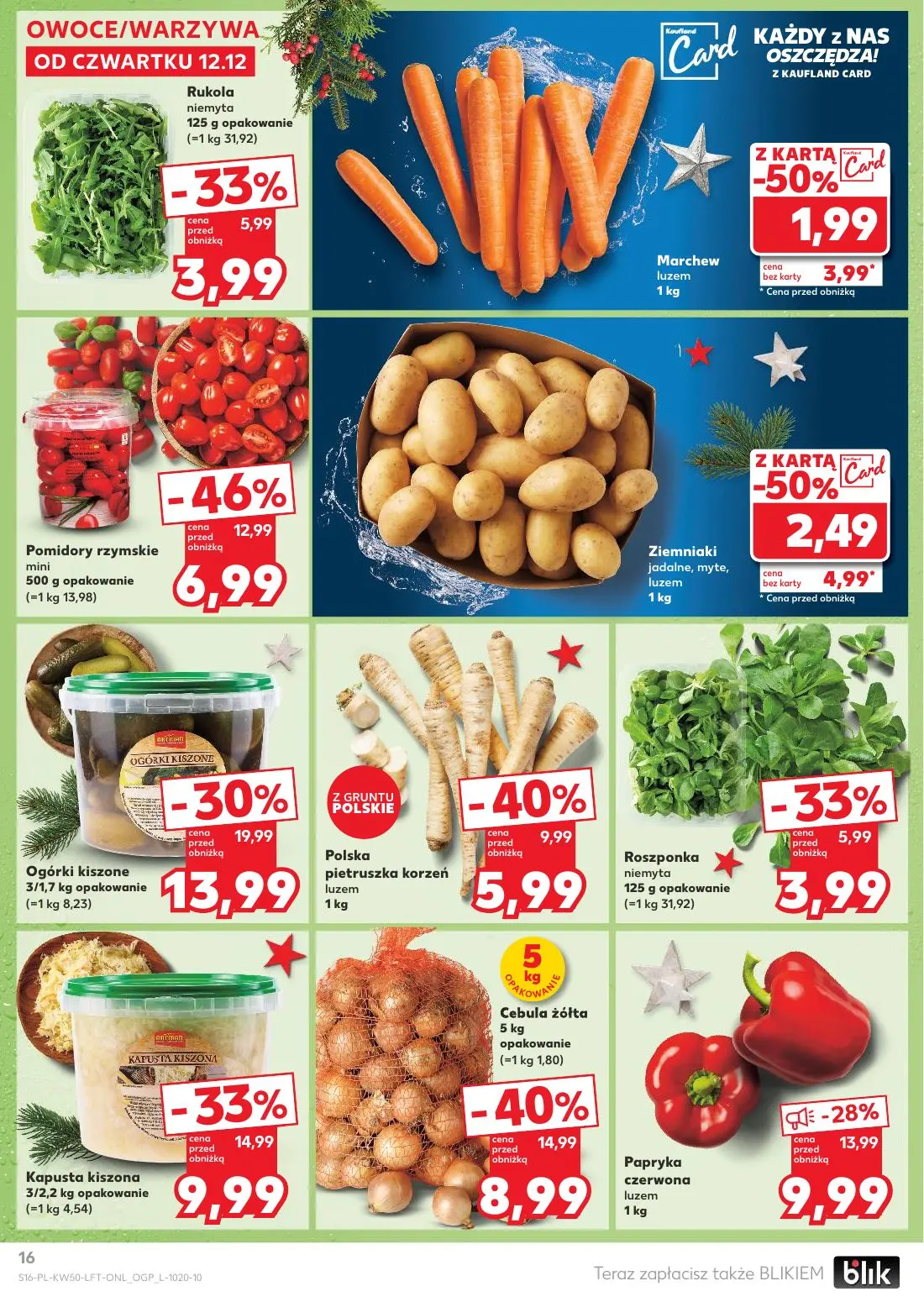 gazetka promocyjna Kaufland Święta takie jak lubisz! - Strona 16