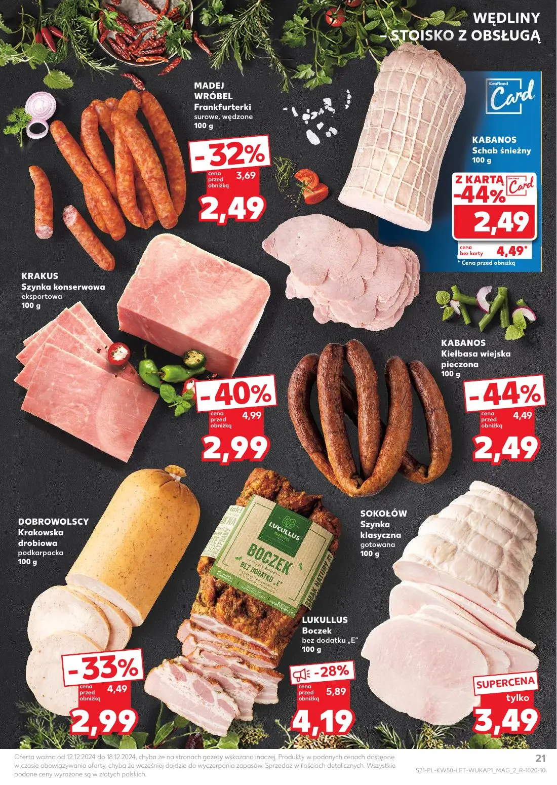 gazetka promocyjna Kaufland Święta takie jak lubisz! - Strona 21