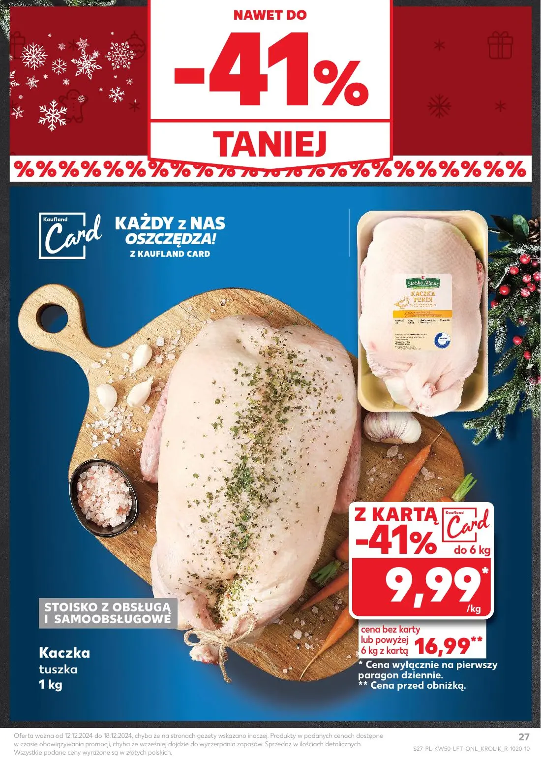 gazetka promocyjna Kaufland Święta takie jak lubisz! - Strona 27