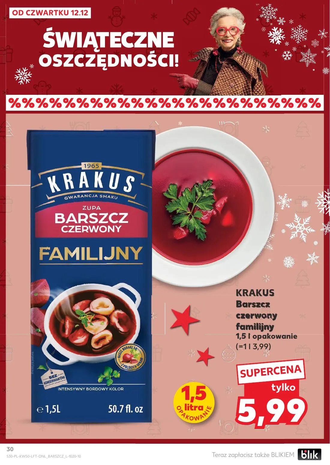 gazetka promocyjna Kaufland Święta takie jak lubisz! - Strona 30