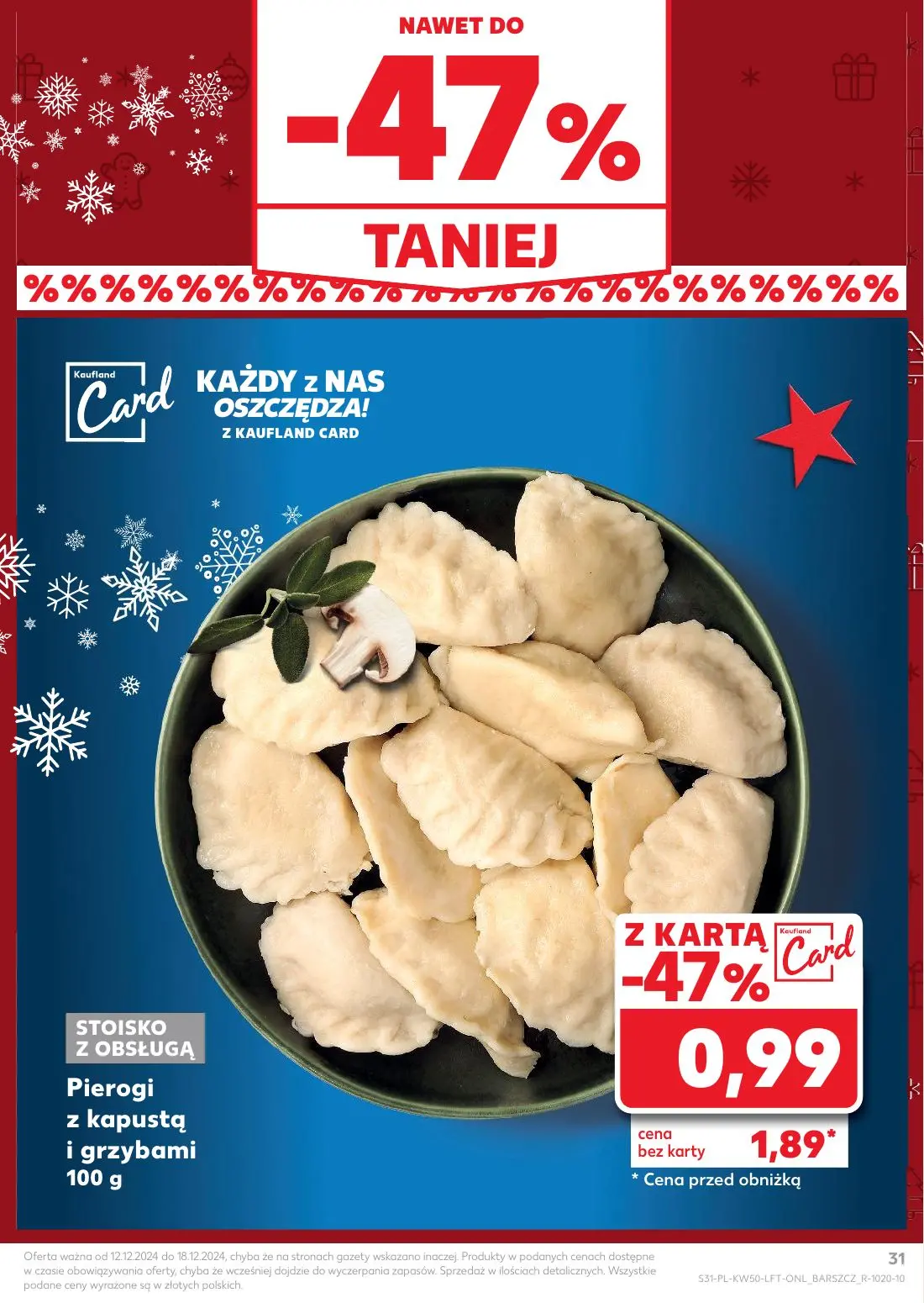 gazetka promocyjna Kaufland Święta takie jak lubisz! - Strona 31