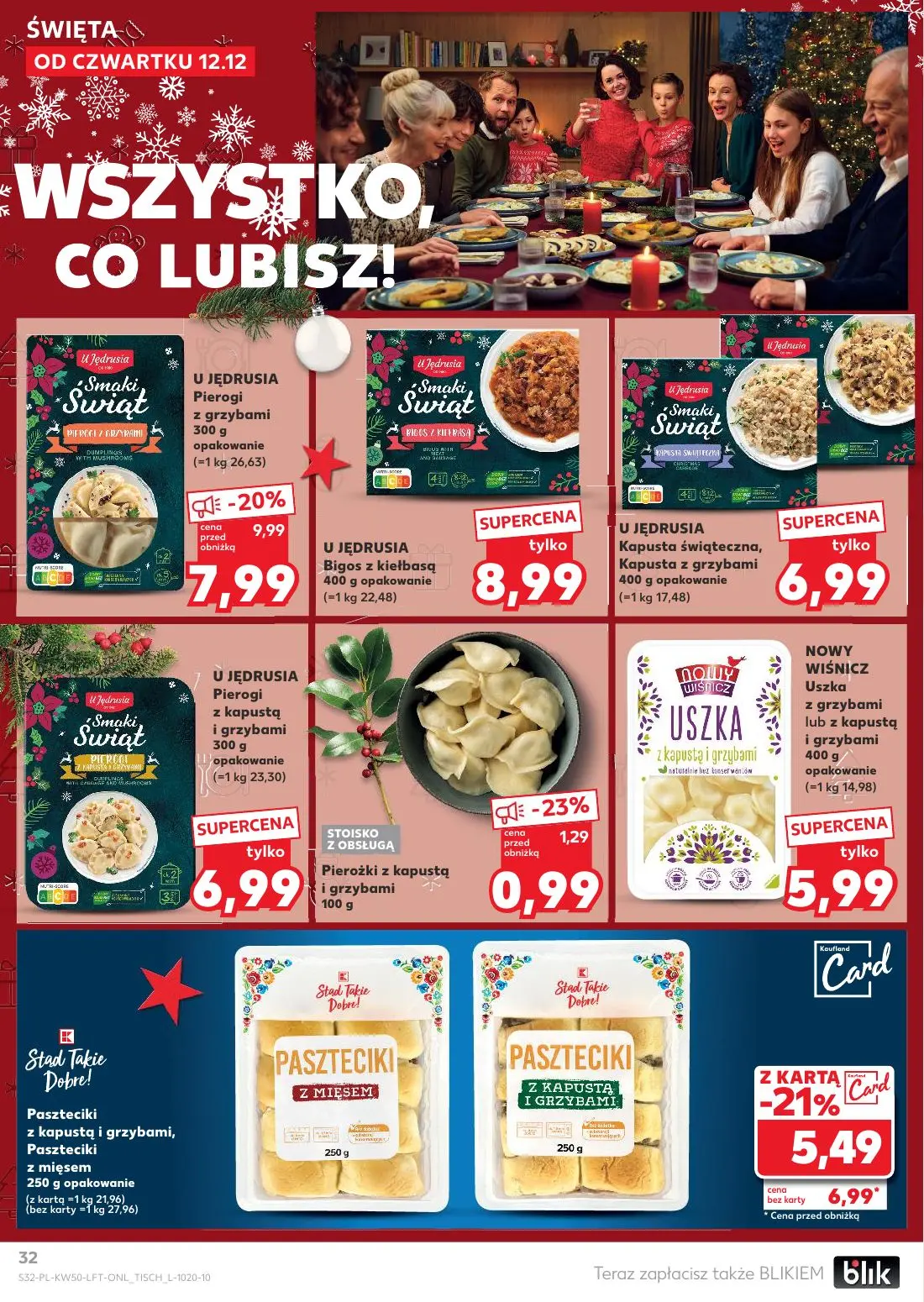 gazetka promocyjna Kaufland Święta takie jak lubisz! - Strona 32