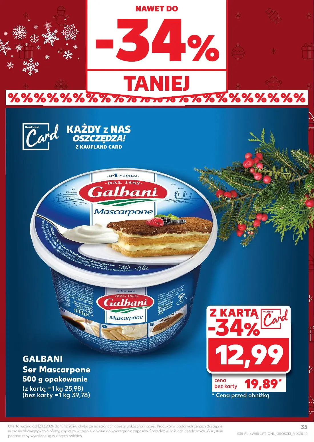 gazetka promocyjna Kaufland Święta takie jak lubisz! - Strona 35