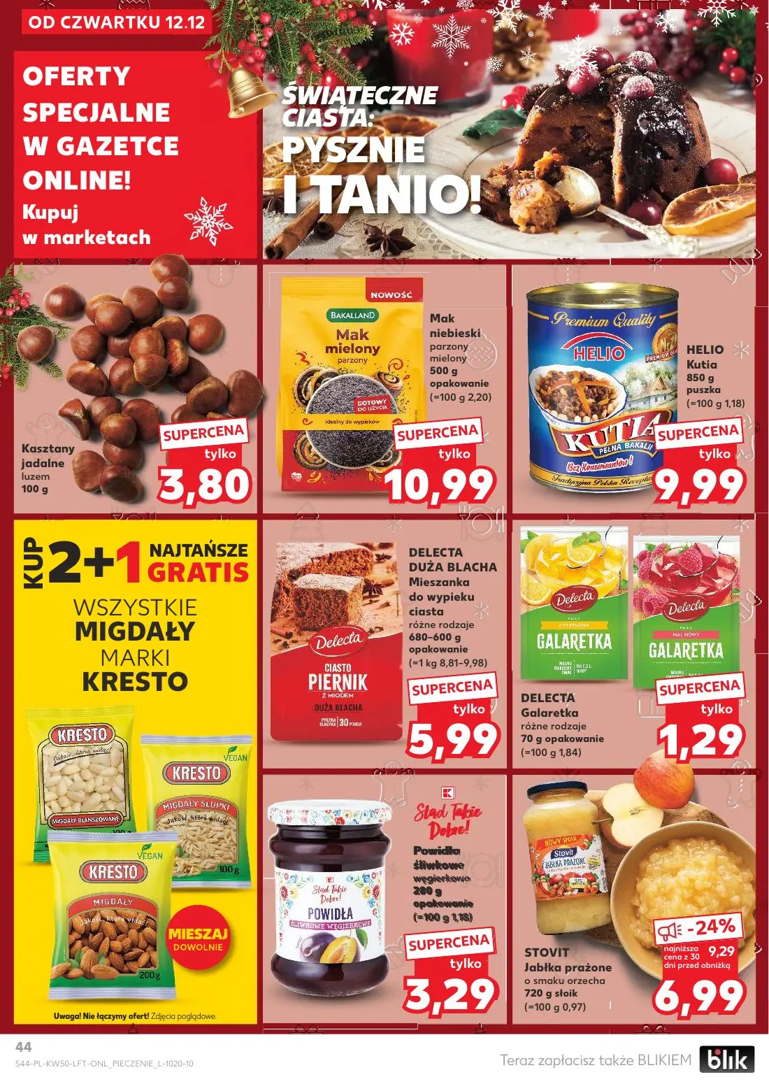 gazetka promocyjna Kaufland Święta takie jak lubisz! - Strona 44