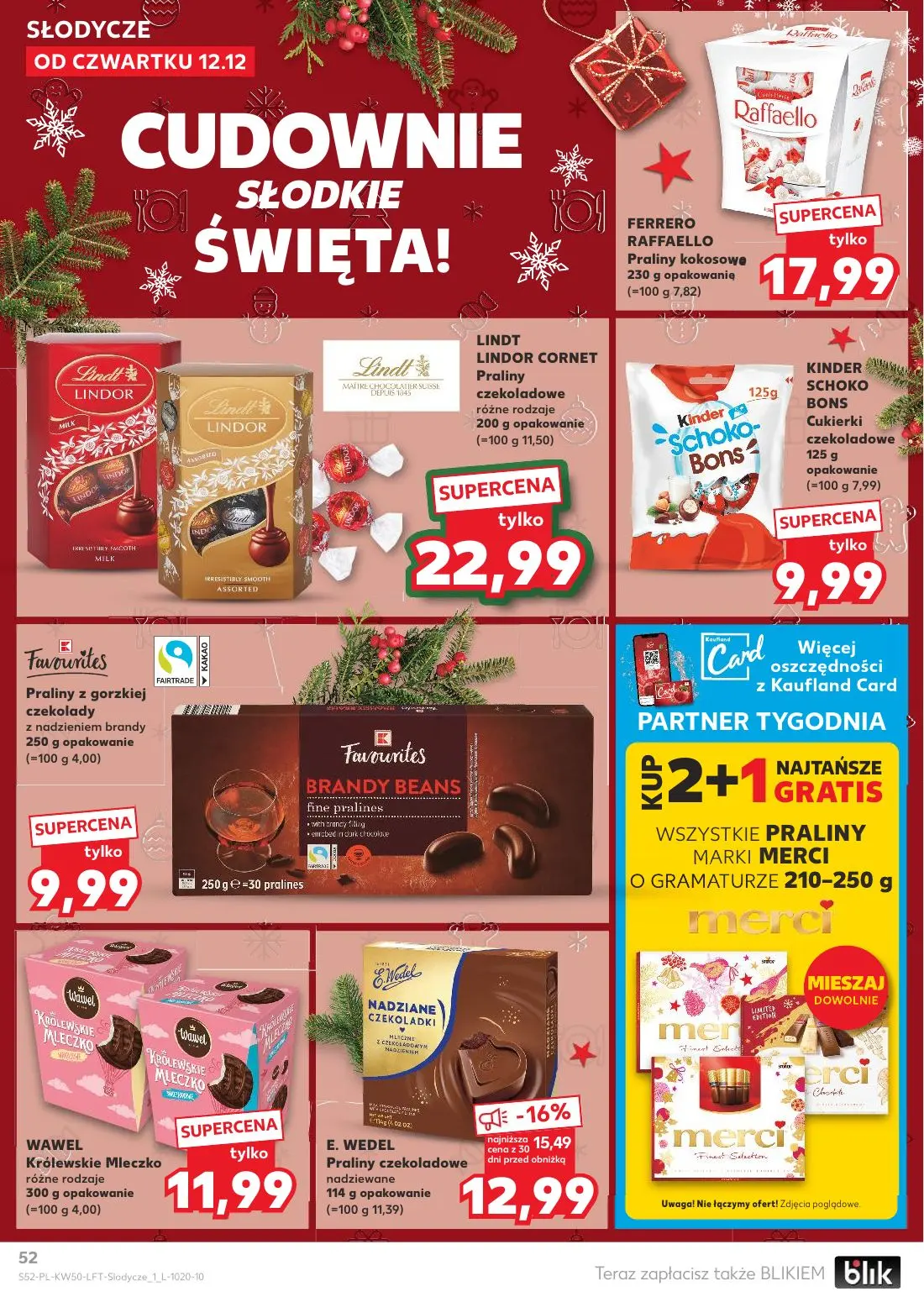 gazetka promocyjna Kaufland Święta takie jak lubisz! - Strona 52