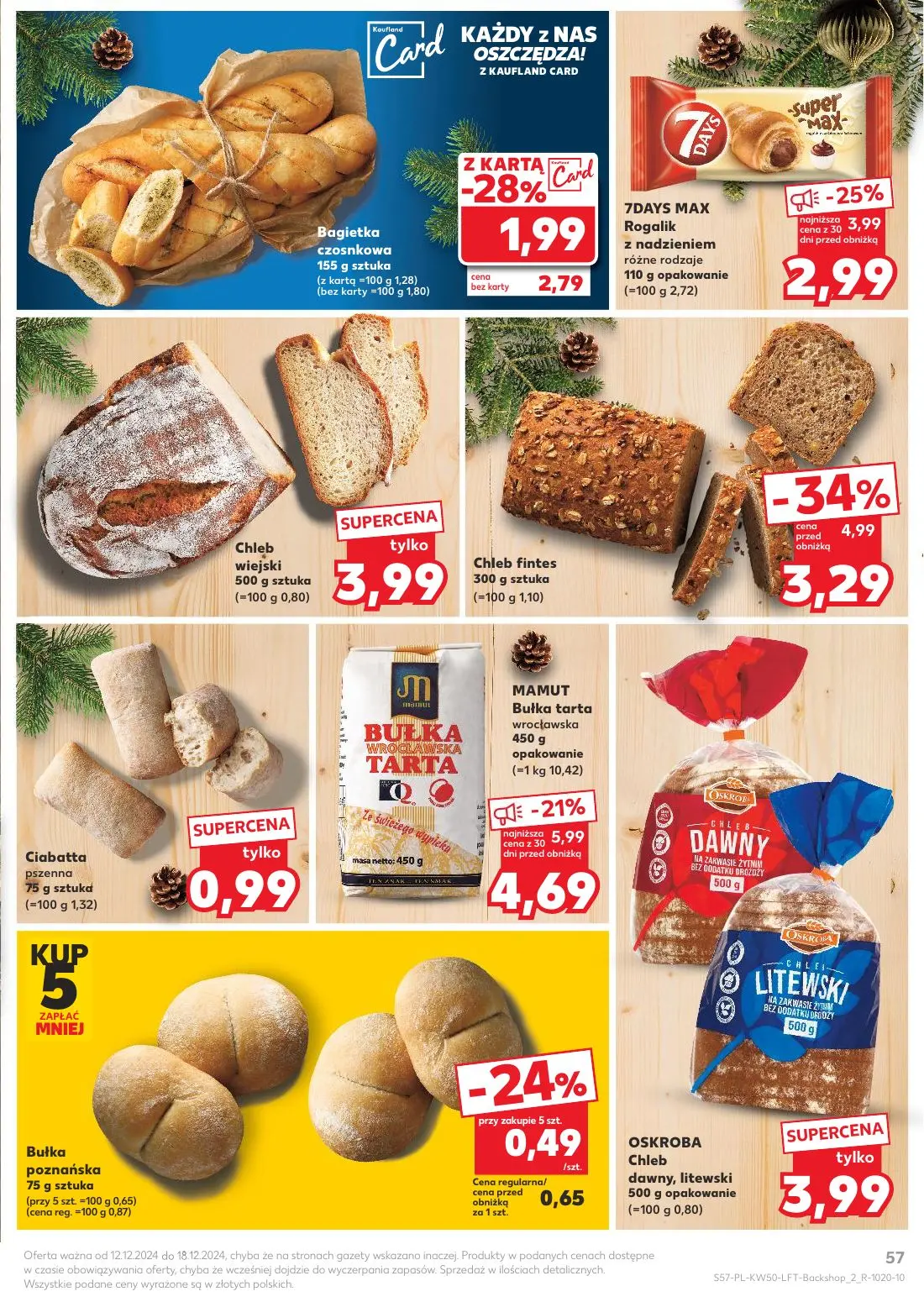 gazetka promocyjna Kaufland Święta takie jak lubisz! - Strona 57