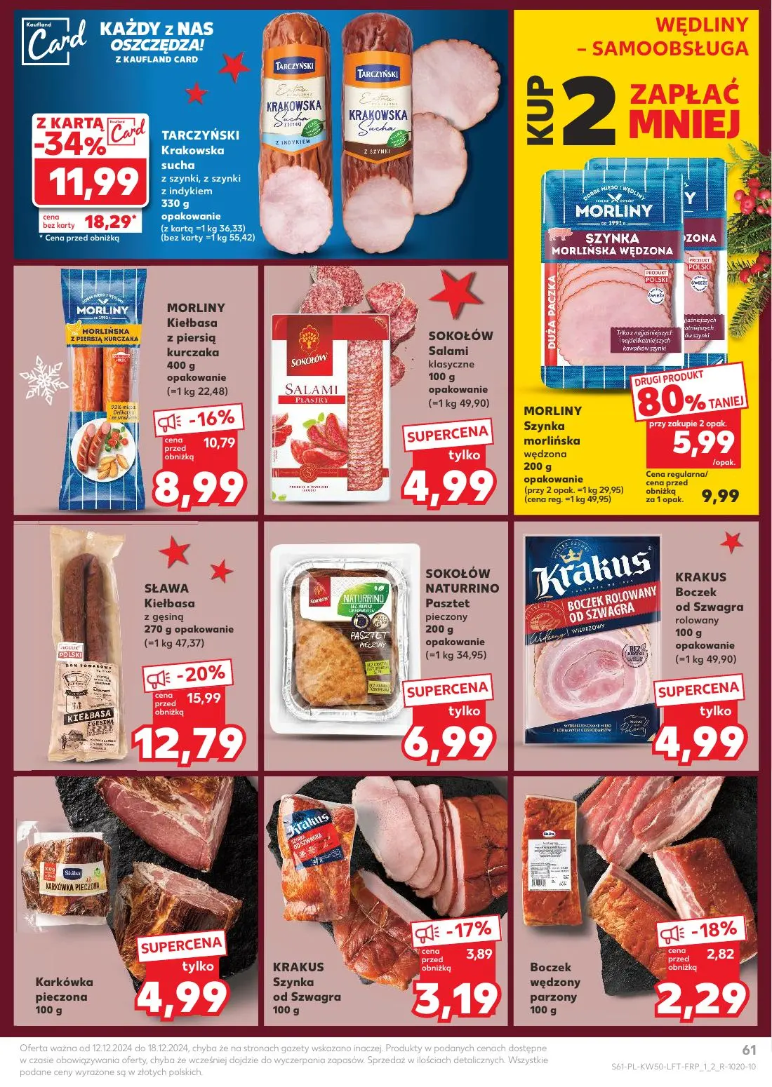 gazetka promocyjna Kaufland Święta takie jak lubisz! - Strona 61