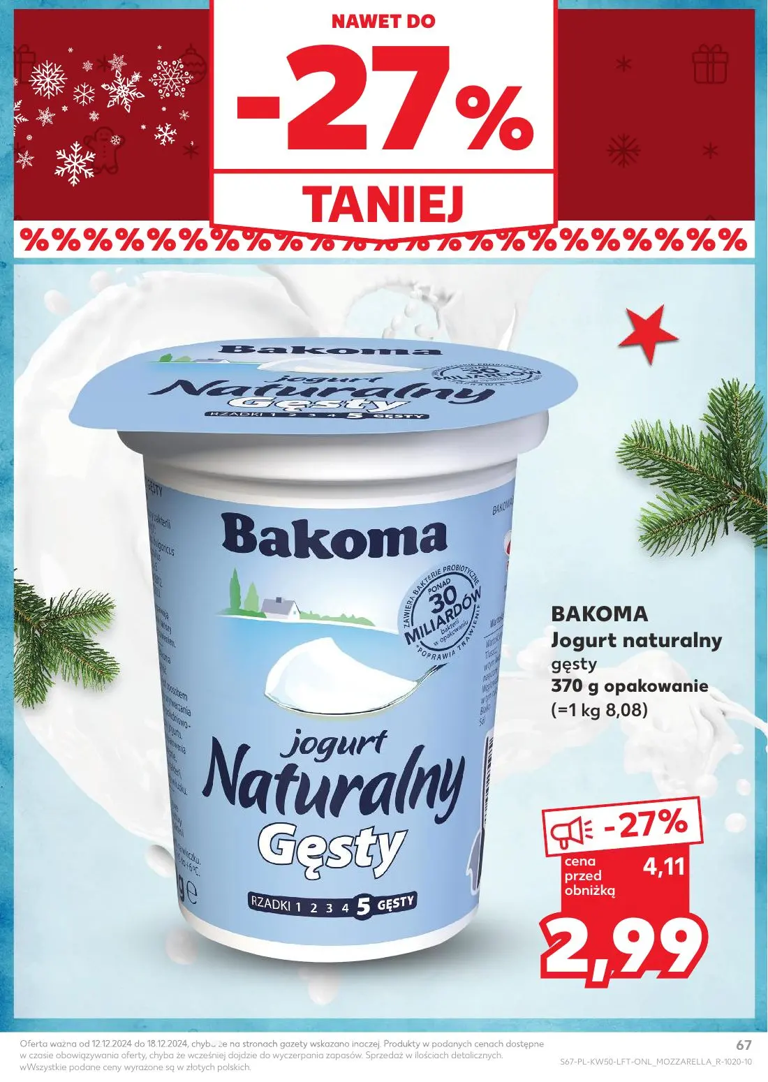 gazetka promocyjna Kaufland Święta takie jak lubisz! - Strona 67