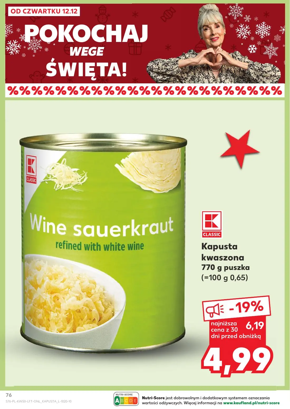 gazetka promocyjna Kaufland Święta takie jak lubisz! - Strona 76