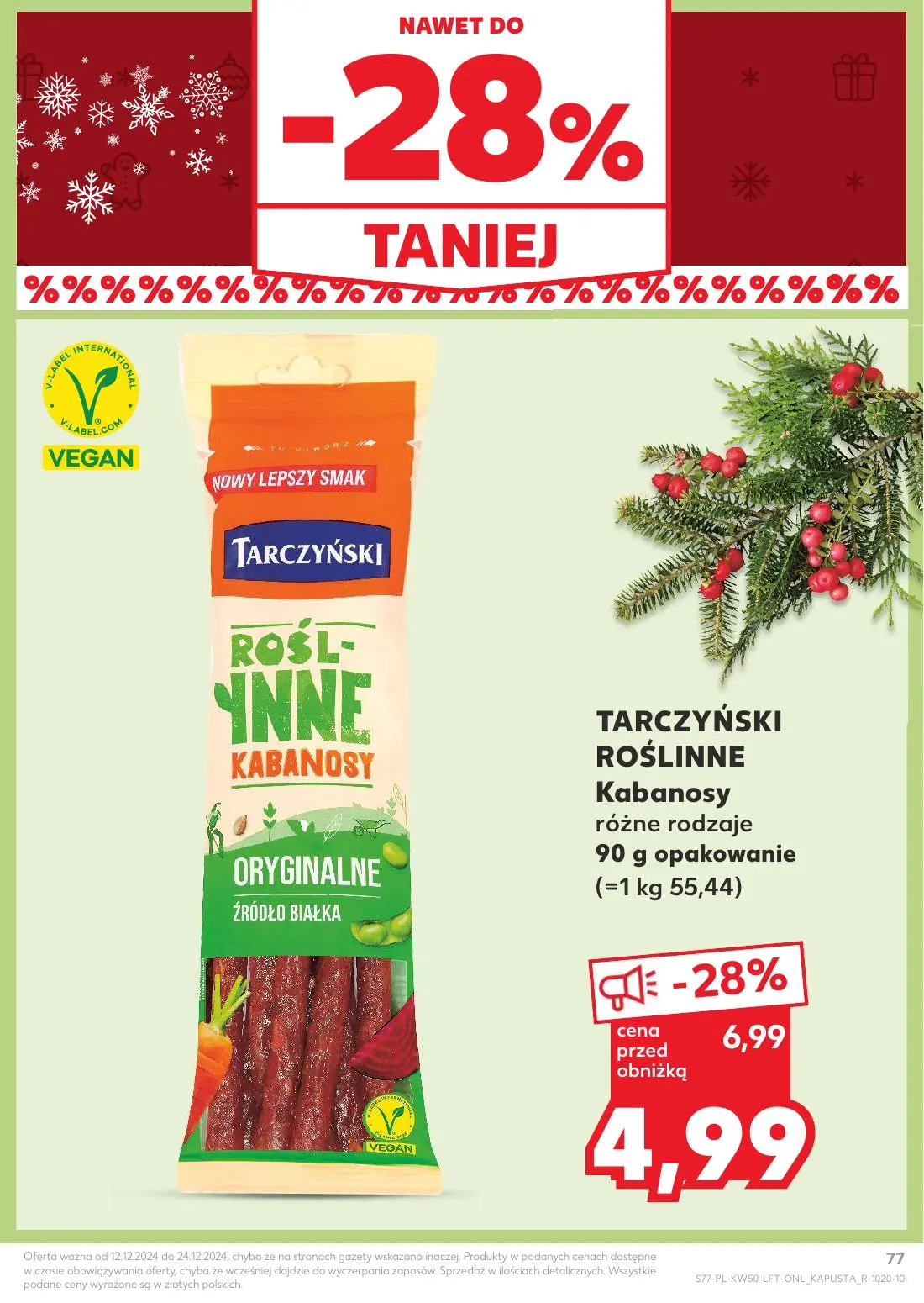 gazetka promocyjna Kaufland Święta takie jak lubisz! - Strona 77