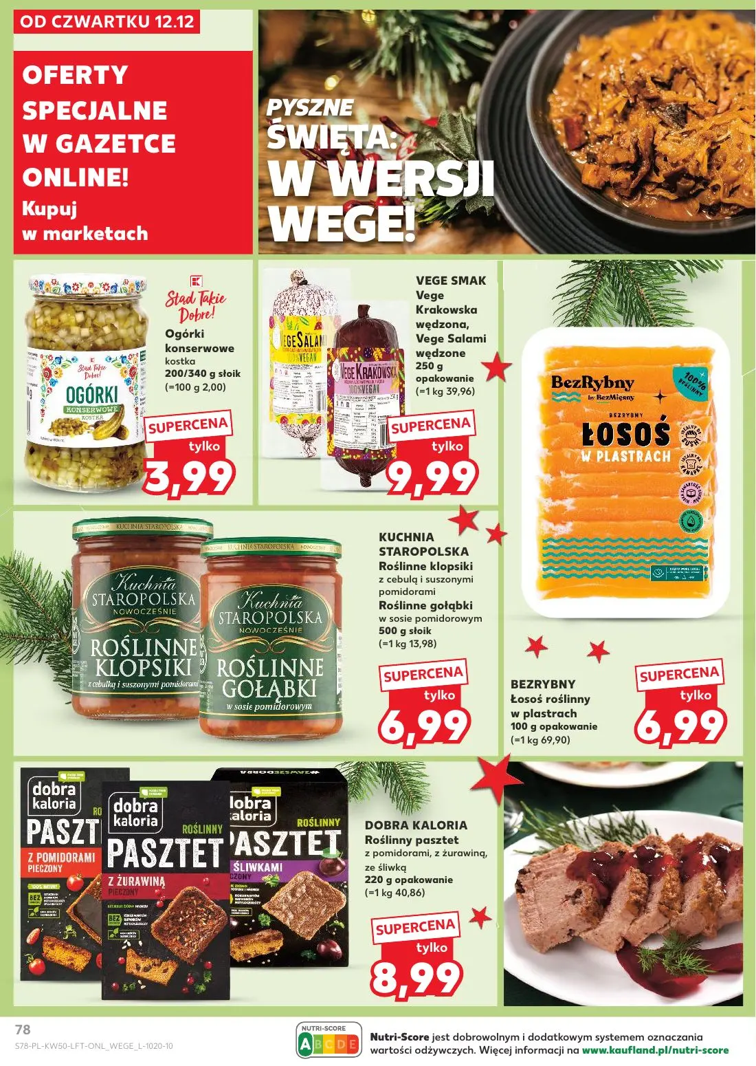 gazetka promocyjna Kaufland Święta takie jak lubisz! - Strona 78