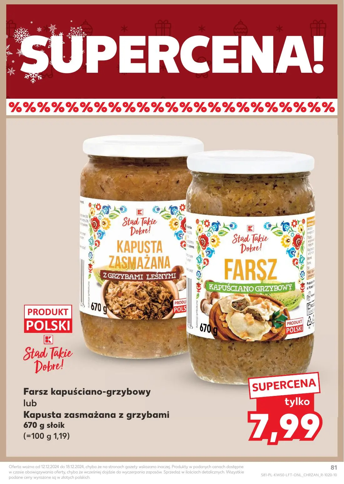 gazetka promocyjna Kaufland Święta takie jak lubisz! - Strona 81