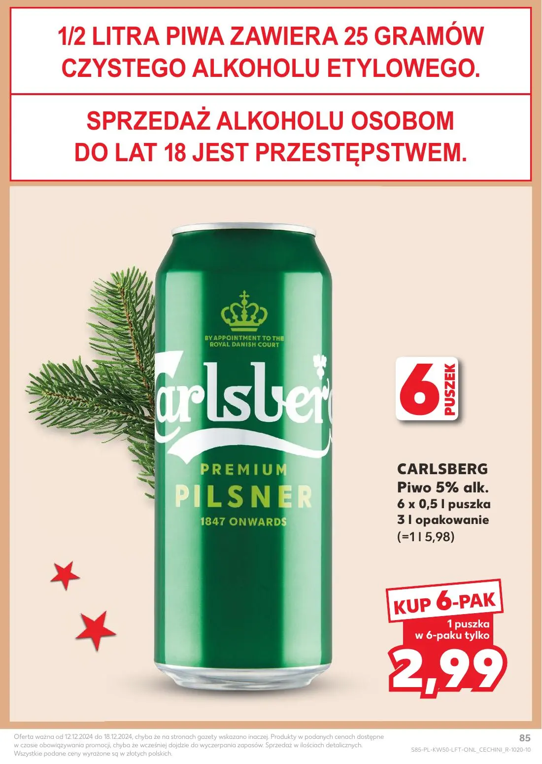 gazetka promocyjna Kaufland Święta takie jak lubisz! - Strona 85