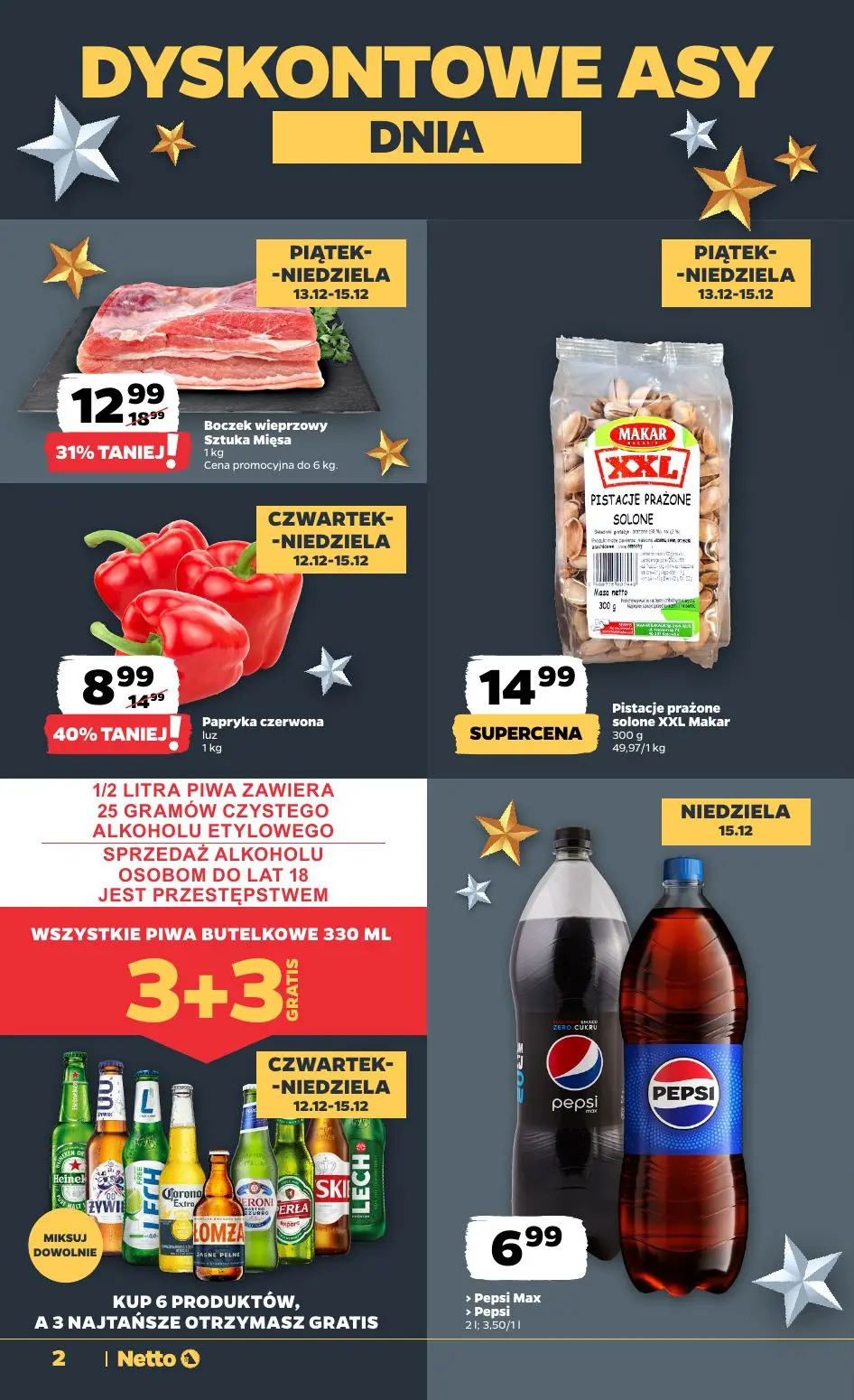 gazetka promocyjna NETTO Zadziwiająco tanie Święta - Strona 2