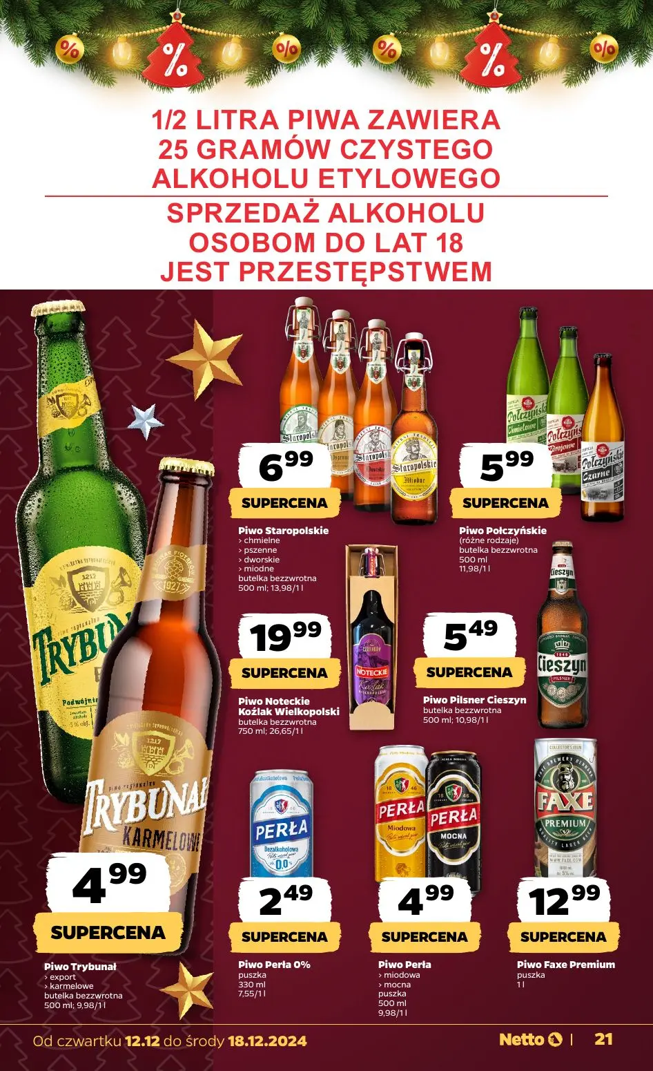 gazetka promocyjna NETTO Zadziwiająco tanie Święta - Strona 21