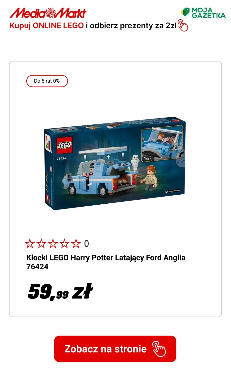 gazetka promocyjna Media Markt Więcej prezentów za MNIEJ! Kup lego a wybrany dodatkowy produkt otrzymasz za 2zł! - Strona 7