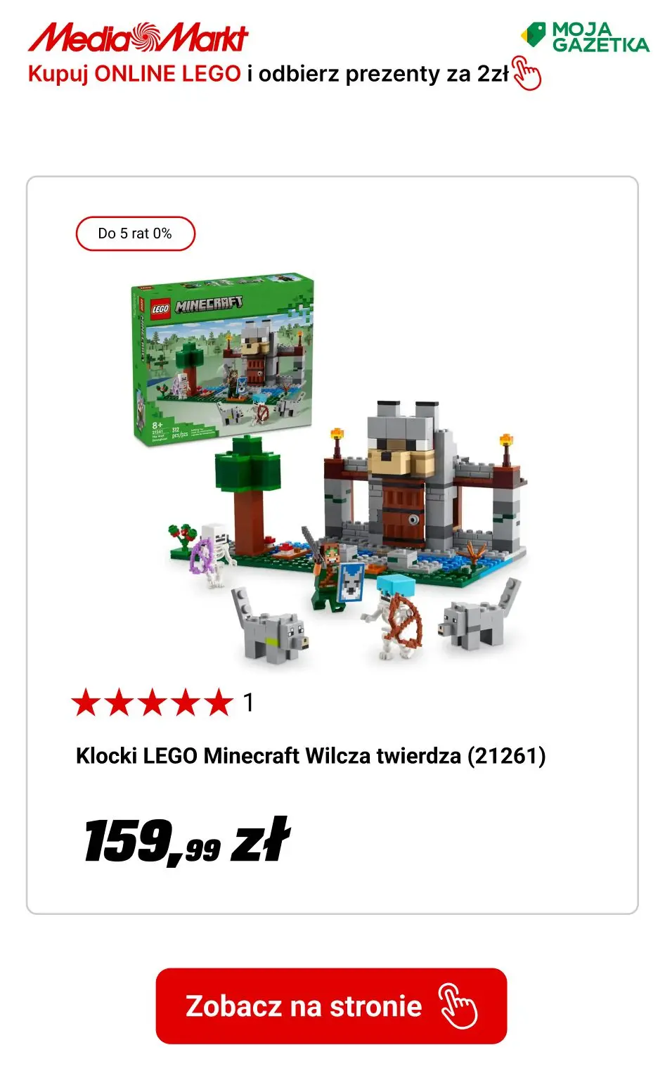 gazetka promocyjna Media Markt Więcej prezentów za MNIEJ! Kup lego a wybrany dodatkowy produkt otrzymasz za 2zł! - Strona 12