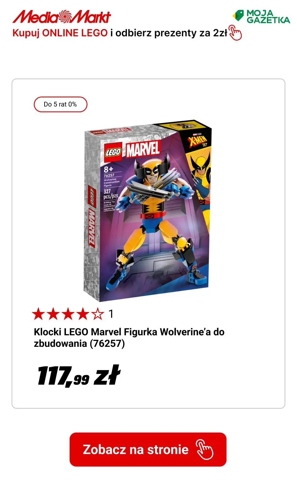 gazetka promocyjna Media Markt Więcej prezentów za MNIEJ! Kup lego a wybrany dodatkowy produkt otrzymasz za 2zł! - Strona 14