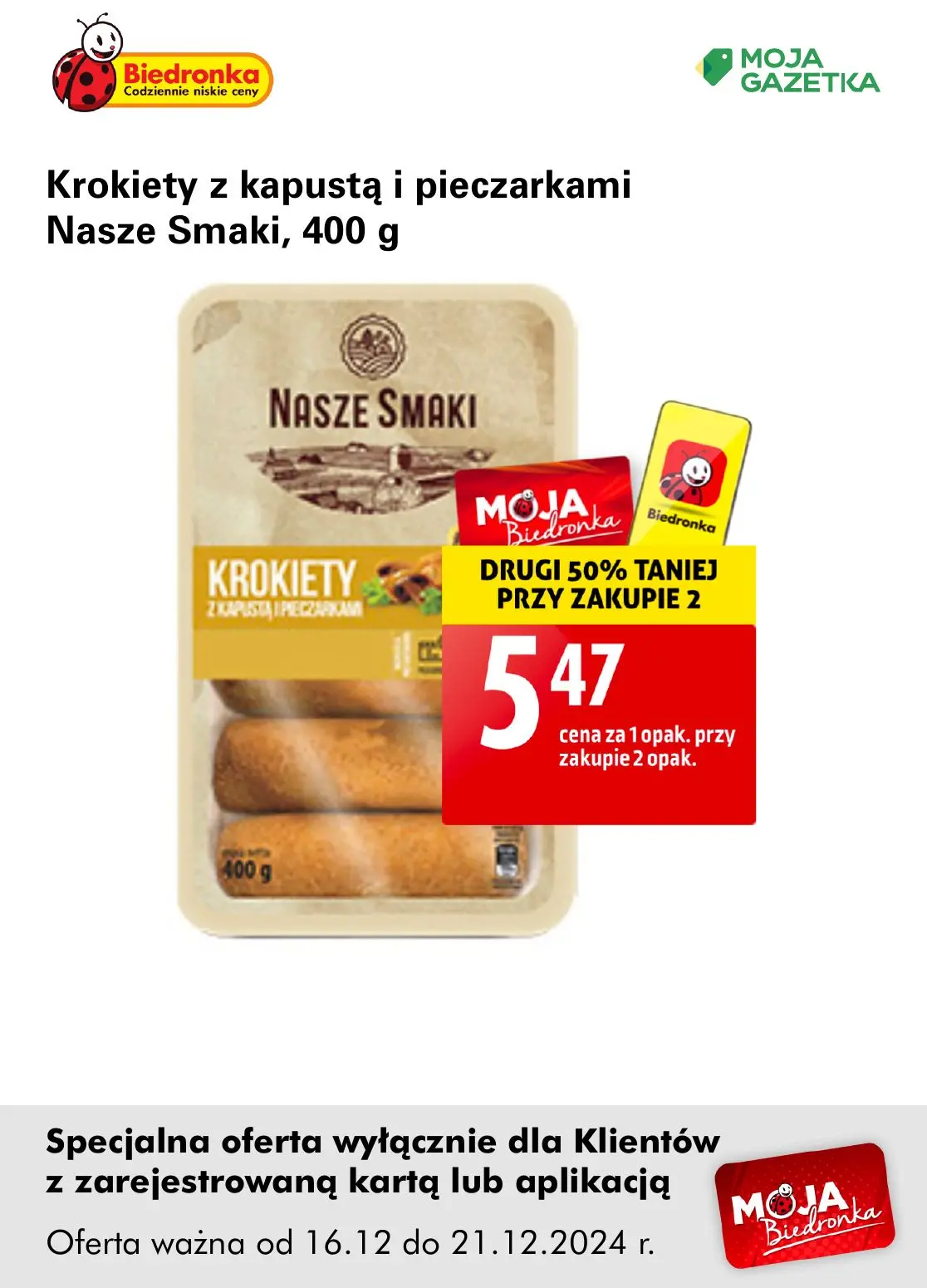 gazetka promocyjna Biedronka Oferta z kartą Moja Biedronka - Strona 12