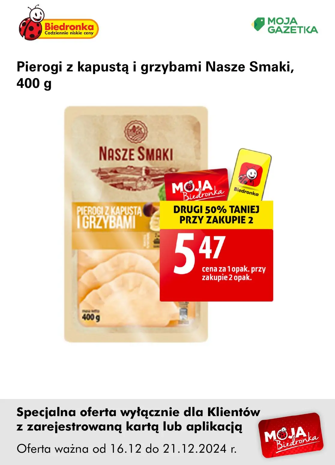 gazetka promocyjna Biedronka Oferta z kartą Moja Biedronka - Strona 13