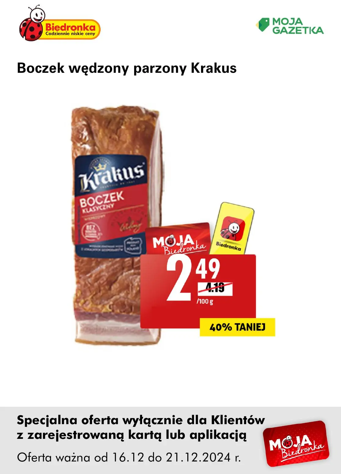 gazetka promocyjna Biedronka Oferta z kartą Moja Biedronka - Strona 22