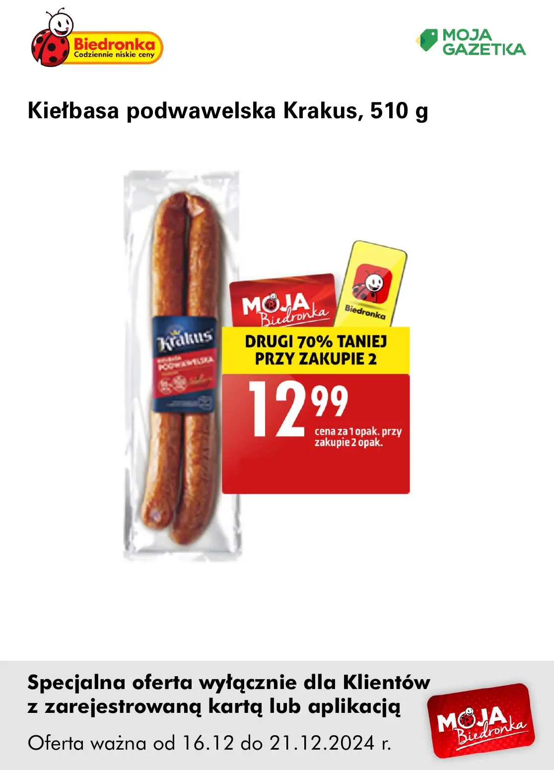 gazetka promocyjna Biedronka Oferta z kartą Moja Biedronka - Strona 24