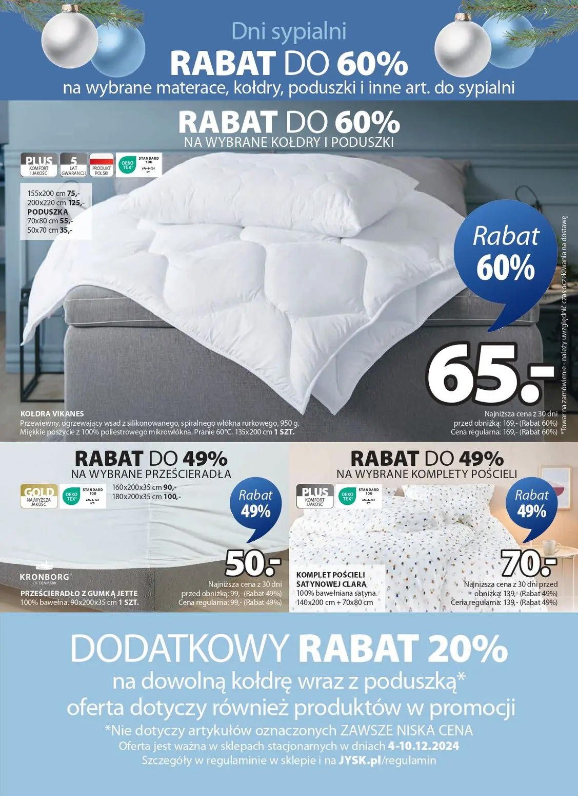 gazetka promocyjna JYSK Fantastyczne oferty świąteczne - Strona 3