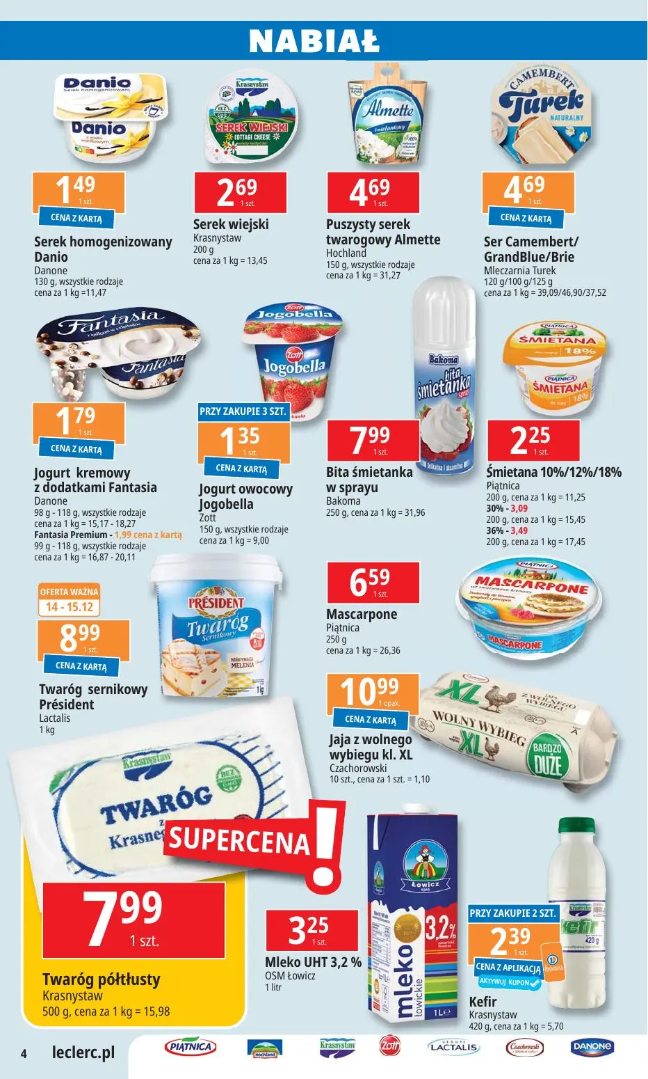 gazetka promocyjna E.Leclerc Święta w dobrej cenie - oferta rozszerzona - Strona 4