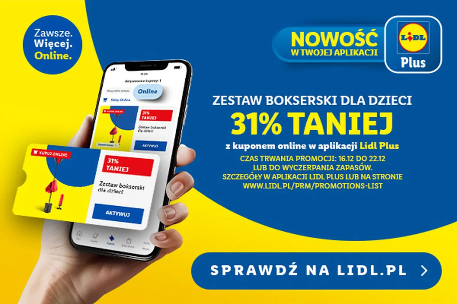 gazetka promocyjna LIDL Zestaw bokserski dla dzieci 31% taniej - Strona 1