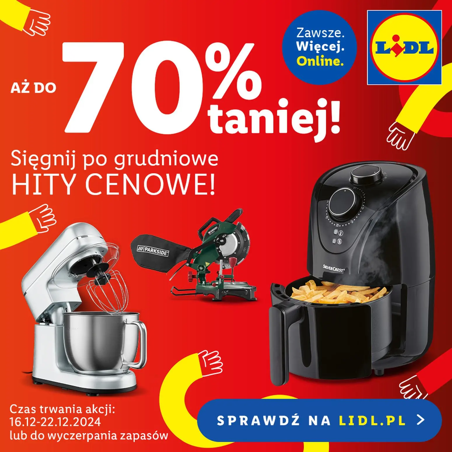 gazetka promocyjna LIDL Grudniowe HITY CENOWE- wyprzedaż do 70% - Strona 1