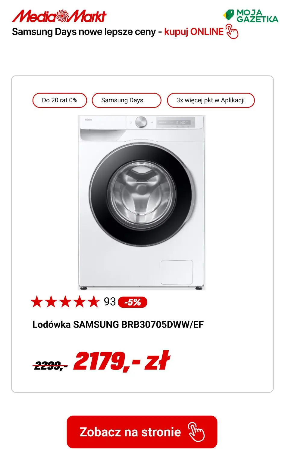 gazetka promocyjna Media Markt Samsung Days! Do 40 rat ZERO % i pół roku nie płacisz!!! - Strona 4