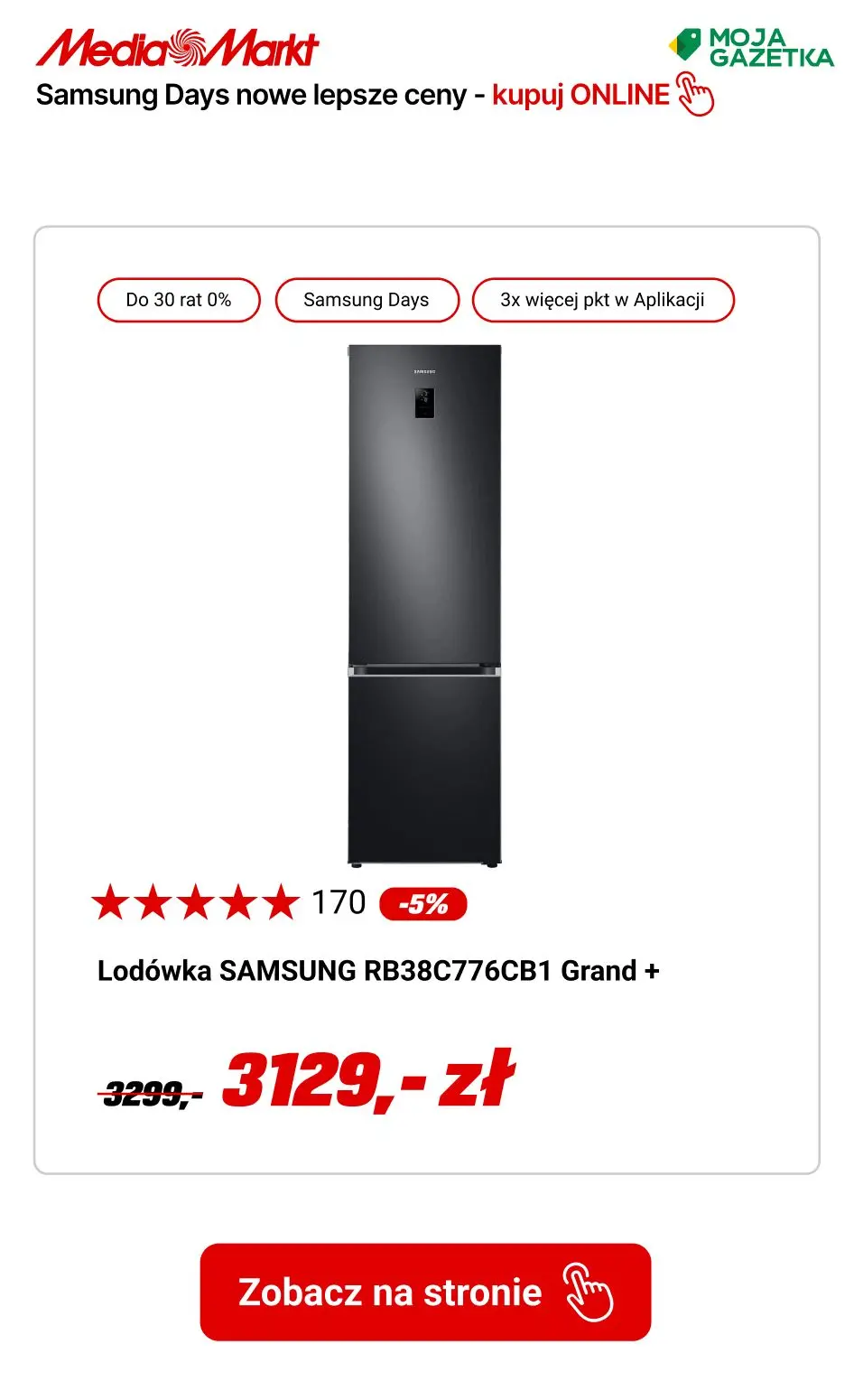 gazetka promocyjna Media Markt Samsung Days! Do 40 rat ZERO % i pół roku nie płacisz!!! - Strona 8