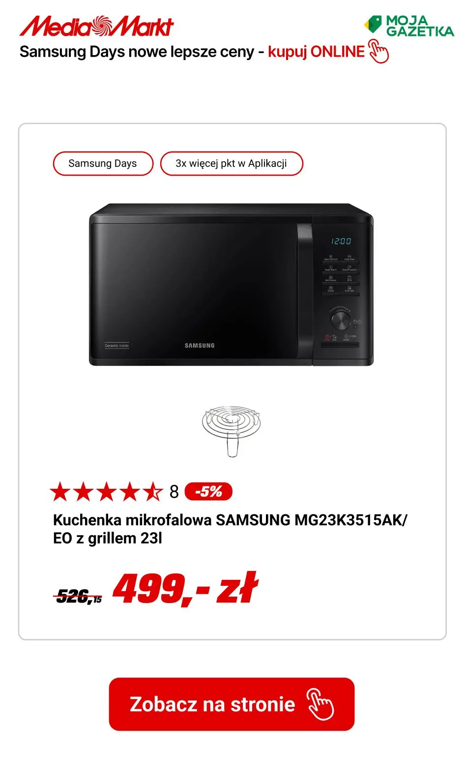 gazetka promocyjna Media Markt Samsung Days! Do 40 rat ZERO % i pół roku nie płacisz!!! - Strona 9