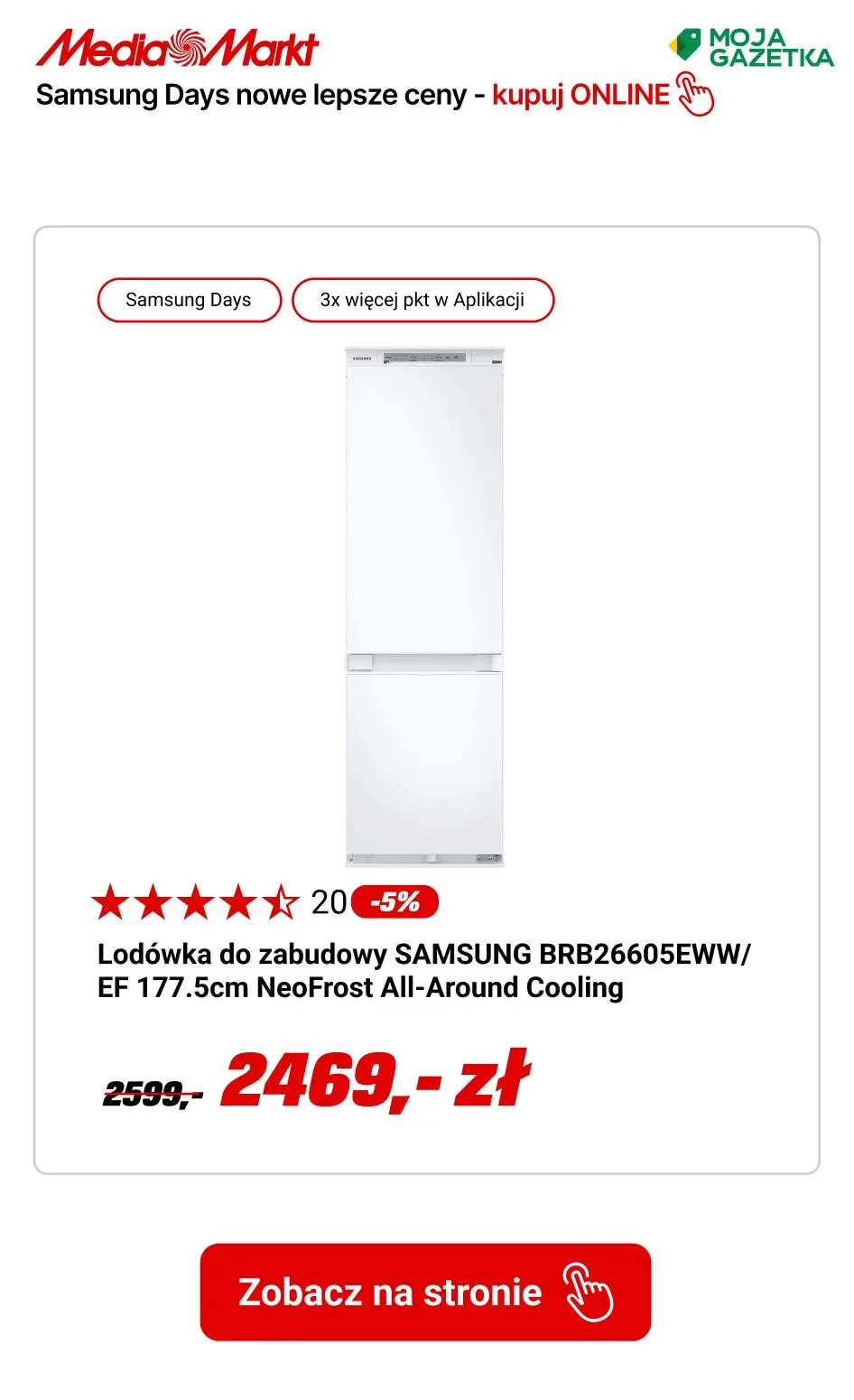 gazetka promocyjna Media Markt Samsung Days! Do 40 rat ZERO % i pół roku nie płacisz!!! - Strona 15