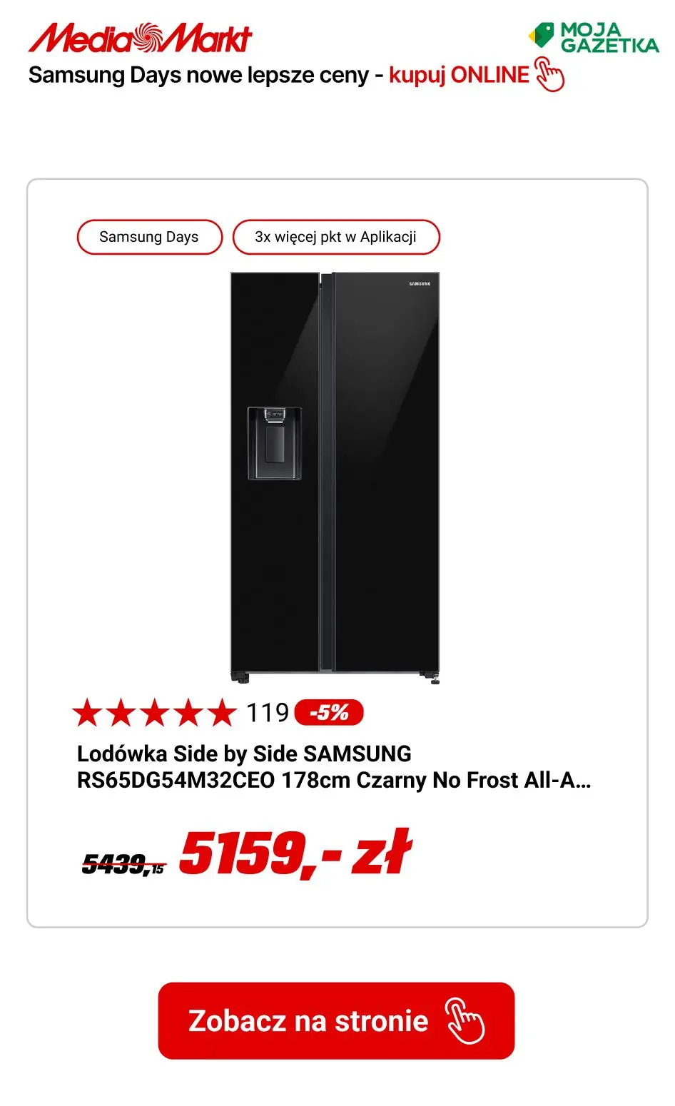 gazetka promocyjna Media Markt Samsung Days! Do 40 rat ZERO % i pół roku nie płacisz!!! - Strona 18