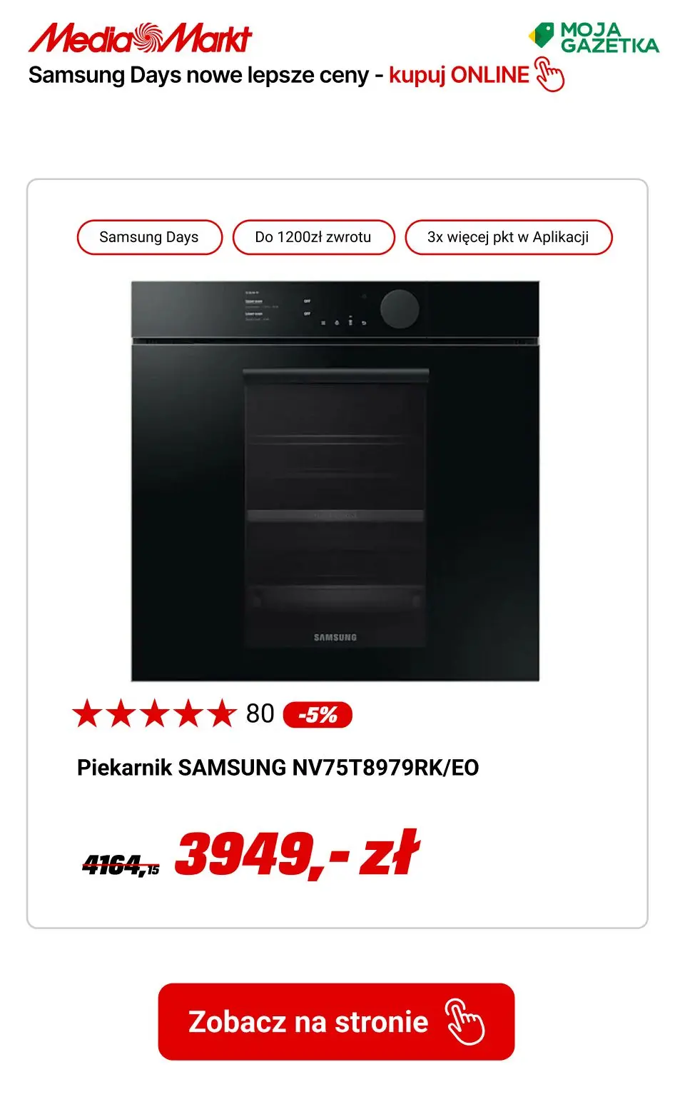 gazetka promocyjna Media Markt Samsung Days! Do 40 rat ZERO % i pół roku nie płacisz!!! - Strona 19