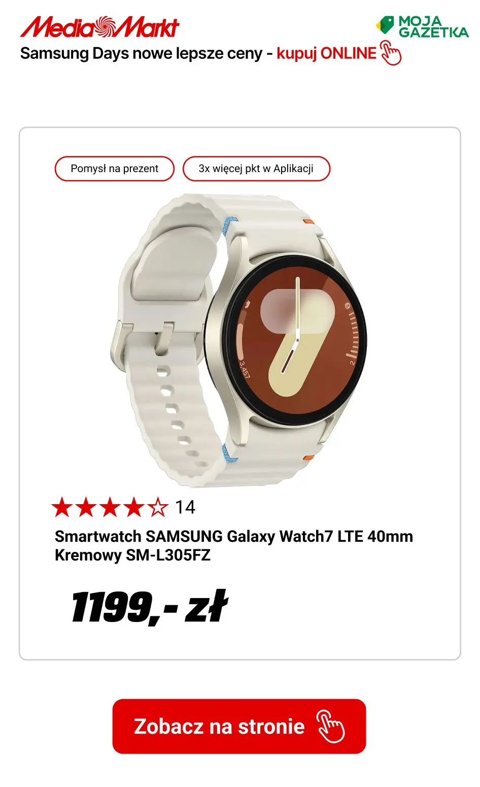 gazetka promocyjna Media Markt Samsung Days! Do 40 rat ZERO % i pół roku nie płacisz!!! - Strona 22