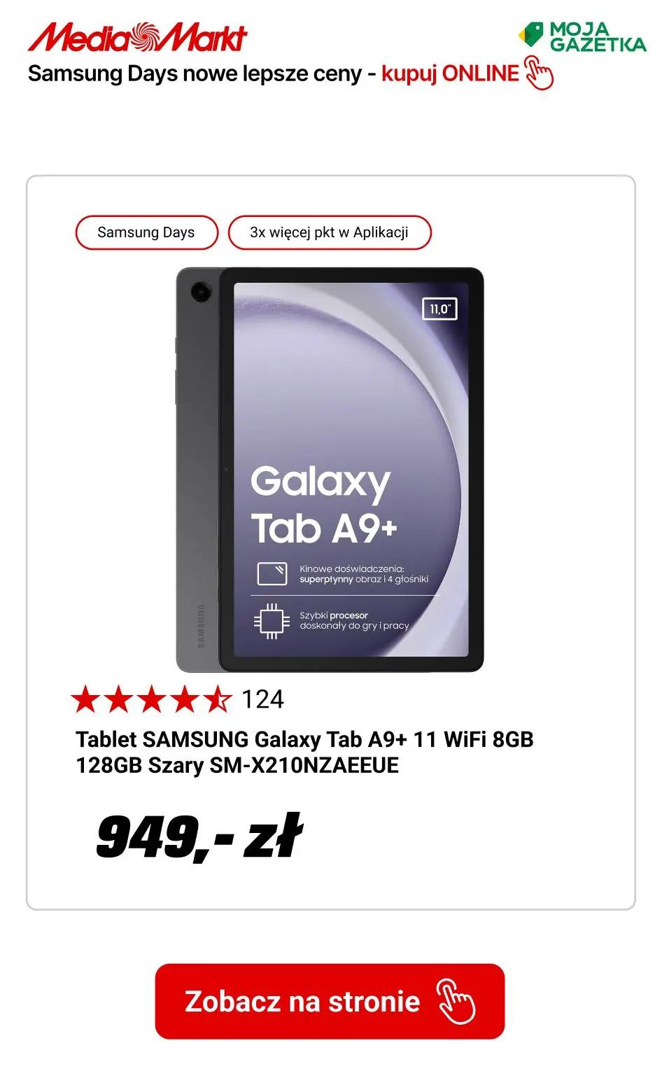 gazetka promocyjna Media Markt Samsung Days! Do 40 rat ZERO % i pół roku nie płacisz!!! - Strona 26