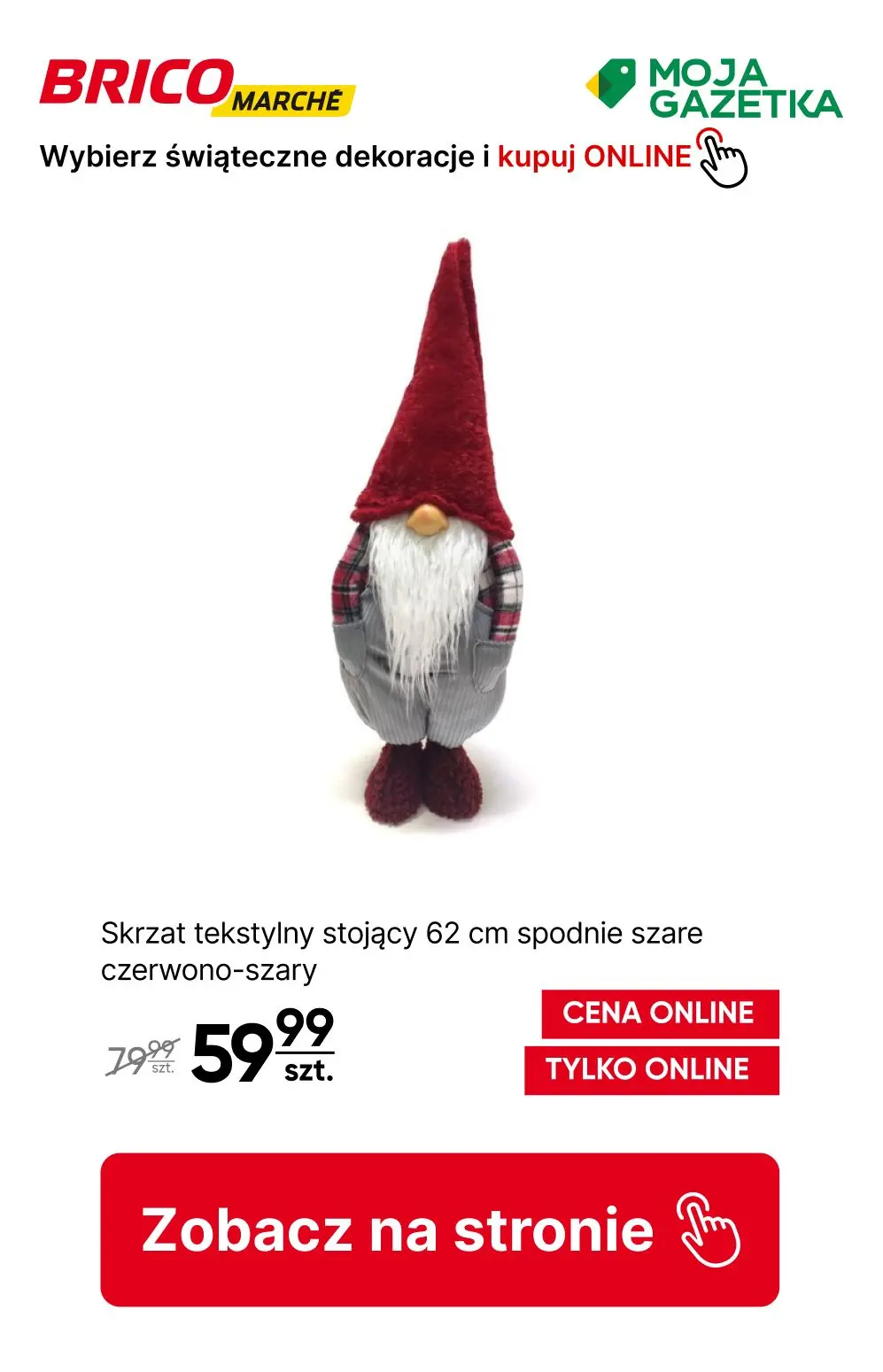 gazetka promocyjna BRICOMARCHE Kupuj dekoracje świąteczne online do 30 % taniej!!! - Strona 2