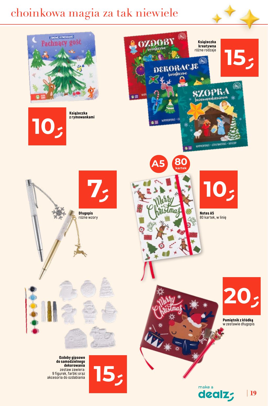 gazetka promocyjna Dealz KATALOG - ŚWIĄTECZNE CUDA CENOWE - Strona 19