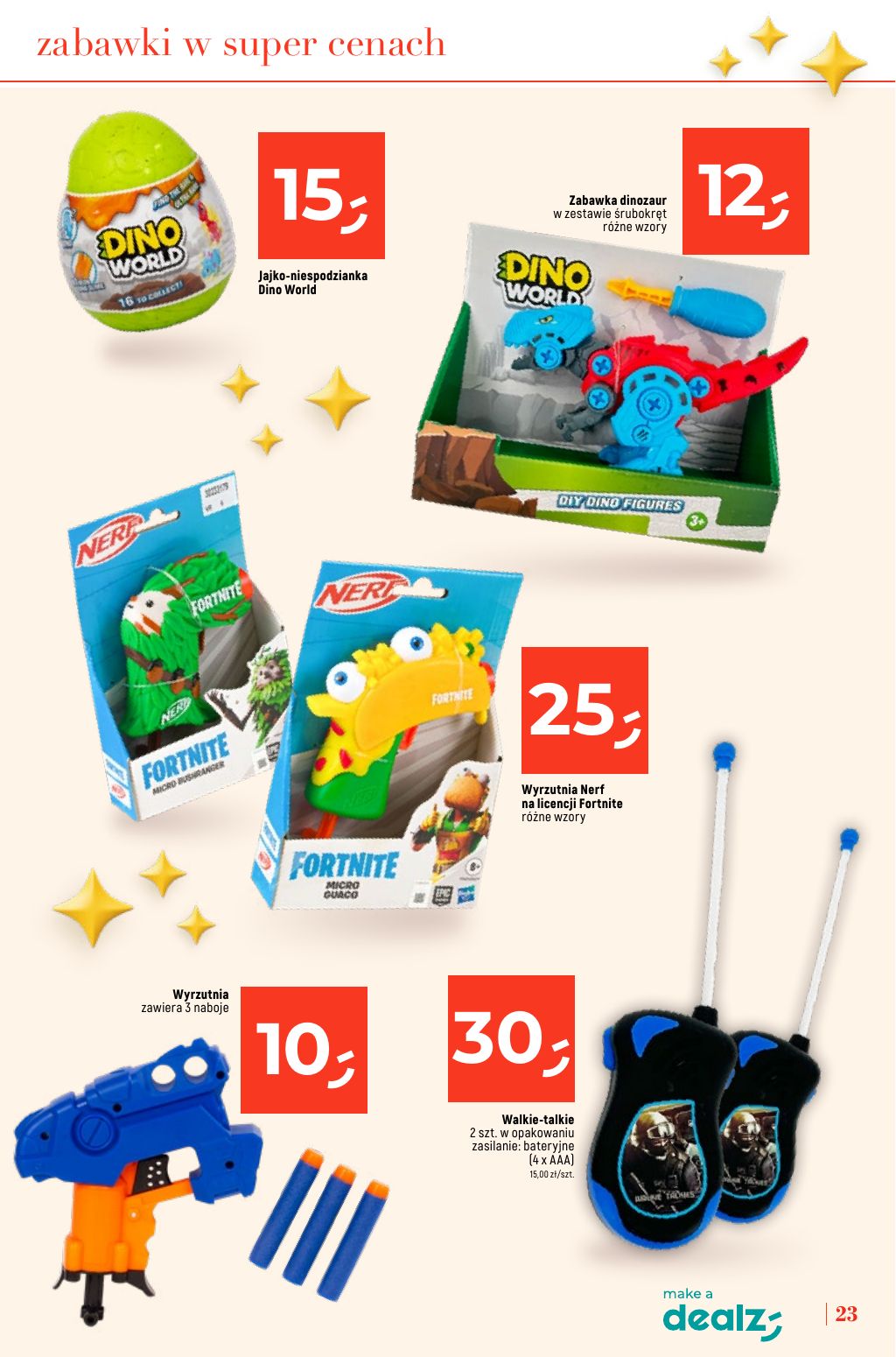 gazetka promocyjna Dealz KATALOG - ŚWIĄTECZNE CUDA CENOWE - Strona 23