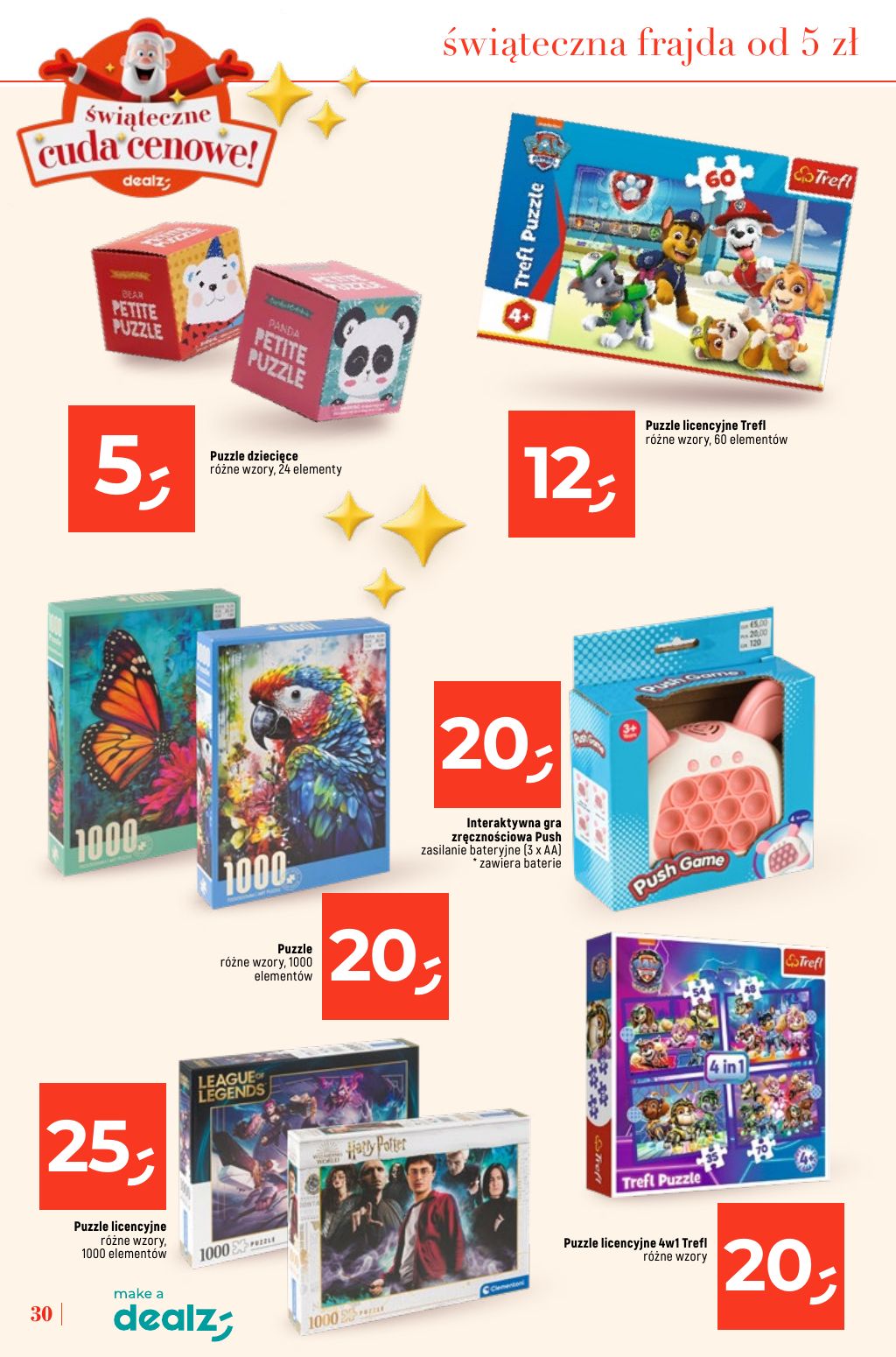 gazetka promocyjna Dealz KATALOG - ŚWIĄTECZNE CUDA CENOWE - Strona 30