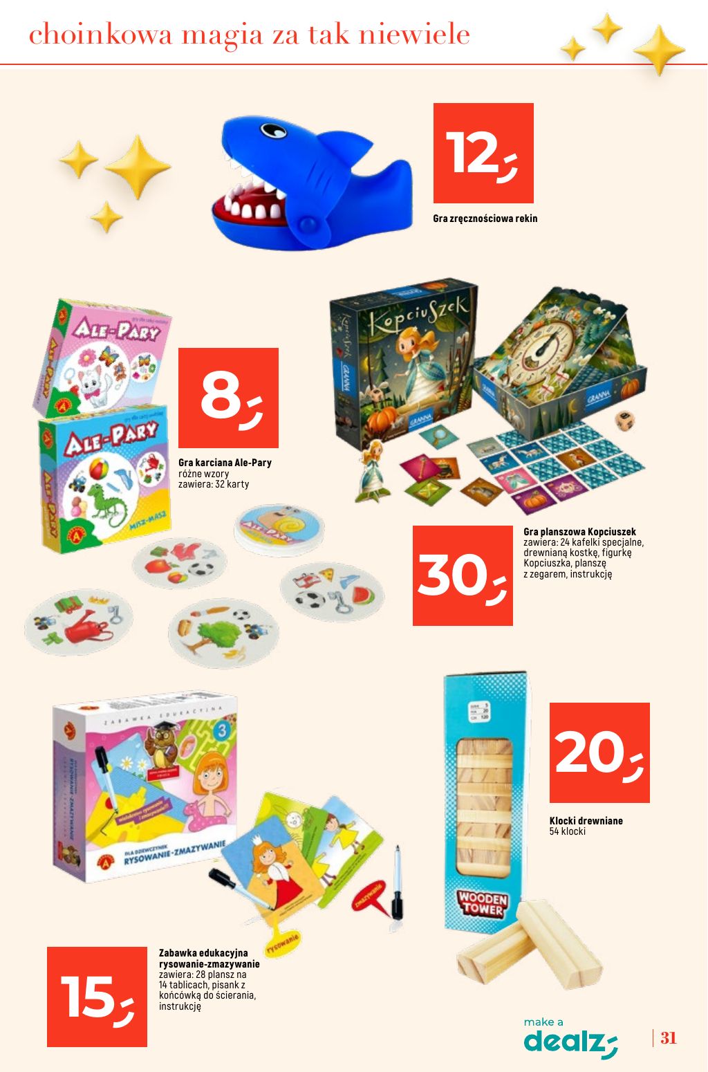 gazetka promocyjna Dealz KATALOG - ŚWIĄTECZNE CUDA CENOWE - Strona 31