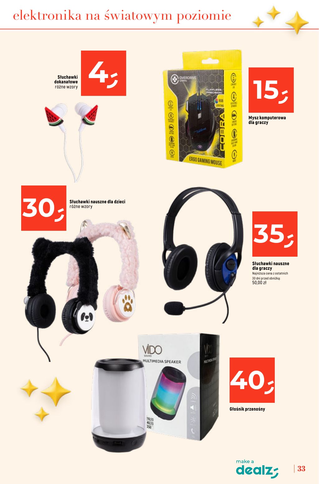 gazetka promocyjna Dealz KATALOG - ŚWIĄTECZNE CUDA CENOWE - Strona 33